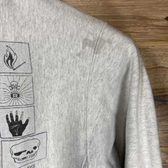 Vintage Sir Reverse Weave Rock Pullover Hoodie - Picture 2 of 9